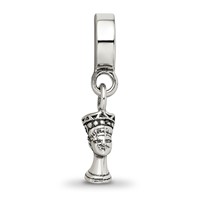 Sterling Silver Reflections Nefertiti Dangle Bead view 4