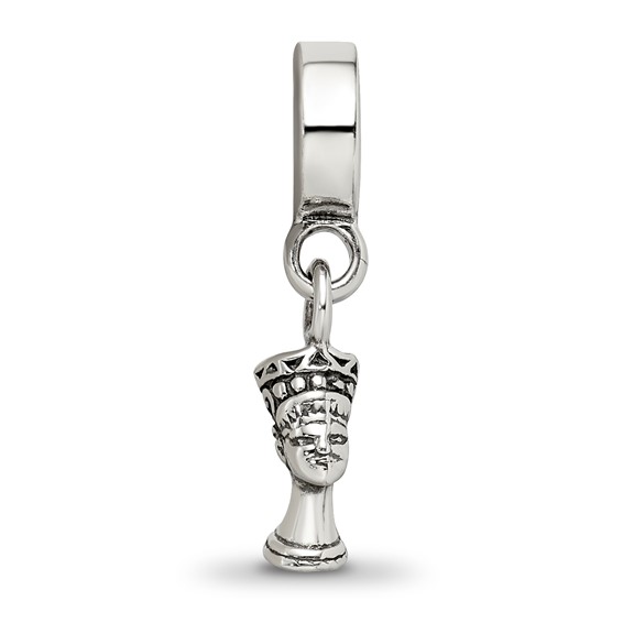Sterling Silver Reflections Nefertiti Dangle Bead