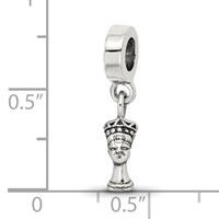Sterling Silver Reflections Nefertiti Dangle Bead view 3