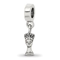 Sterling Silver Reflections Nefertiti Dangle Bead view 1