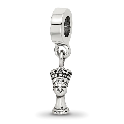 Sterling Silver Reflections Nefertiti Dangle Bead