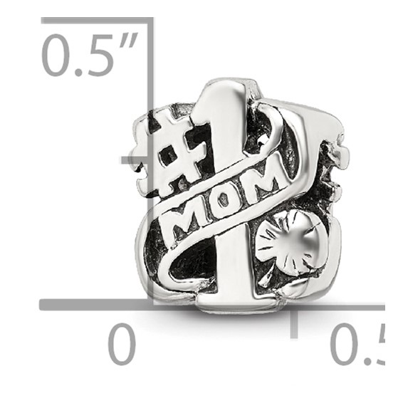Sterling Silver Reflections #1 Mom Bead