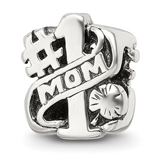 Sterling Silver Reflections #1 Mom Bead