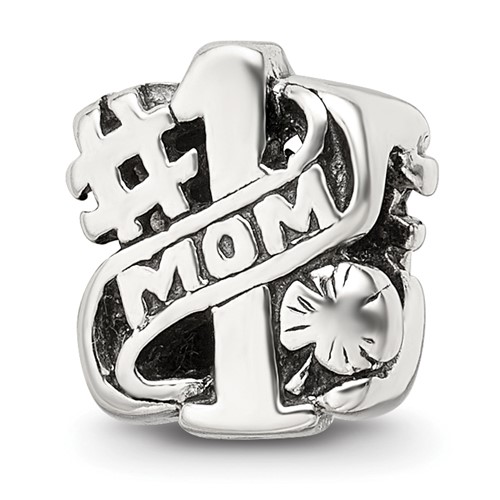 Sterling Silver Reflections #1 Mom Bead