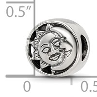Sterling Silver Reflections Sun Moon Bead view 4