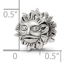 Sterling Silver Reflections Sun Bead view 4