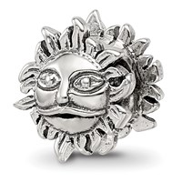 Sterling Silver Reflections Sun Bead view 1