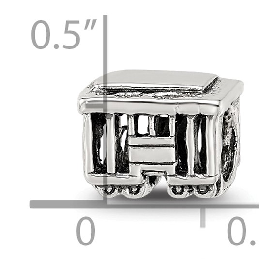 Sterling Silver Reflections Streetcar Bead