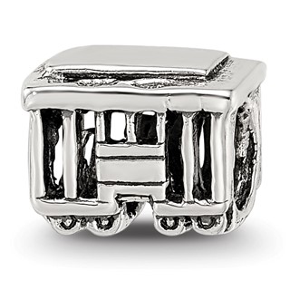 Sterling Silver Reflections Streetcar Bead