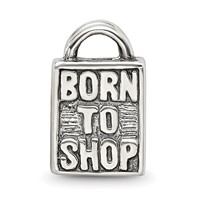 Sterling Silver Reflections Born to Shop Bead view 4