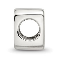 Sterling Silver Reflections Numeral 0 Bead view 2