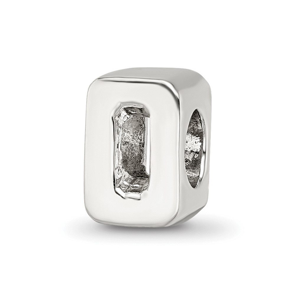 Sterling Silver Reflections Numeral 0 Bead