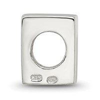 Sterling Silver Reflections Number 1 Bead view 2
