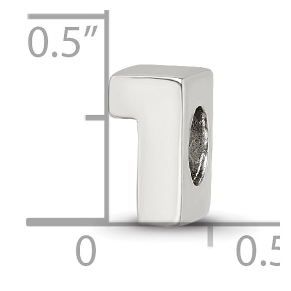 Sterling Silver Reflections Numeral Beads