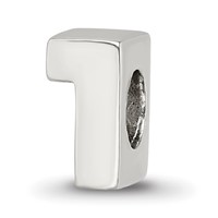Sterling Silver Reflections Number 1 Bead view 1