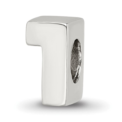 Sterling Silver Reflections Number 1 Bead