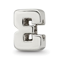 Sterling Silver Reflections Number 3 Bead view 5