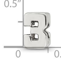 Sterling Silver Reflections Number 3 Bead view 3