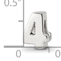 Sterling Silver Reflections Number 4 Bead view 4
