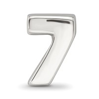 Sterling Silver Reflections Number 7 Bead view 3