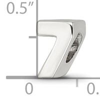 Sterling Silver Reflections Number 7 Bead view 4
