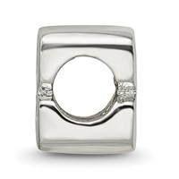 Sterling Silver Reflections Number 8 Bead view 2