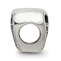 Sterling Silver Reflections Kids Heart with Cross Bead view 2