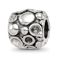 Sterling Silver Reflections Dots Bali Bead view 1