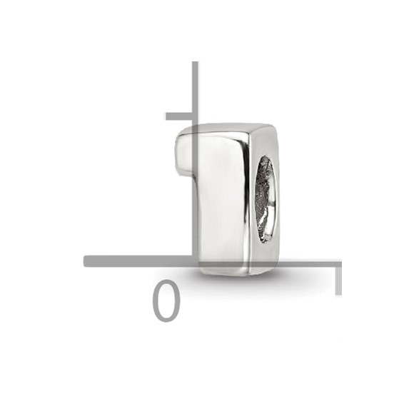 Sterling Silver Reflections Kids Number 1 Bead