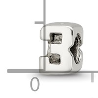 Sterling Silver Reflections Kids Number 3 Bead view 4