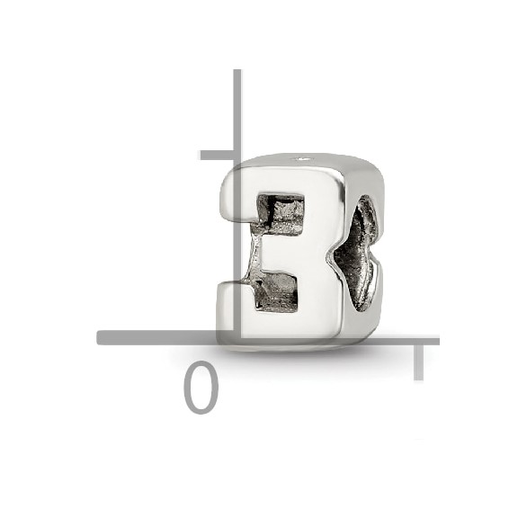 Sterling Silver Reflections Kids Number 3 Bead