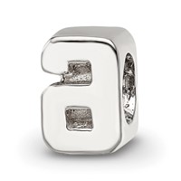 Sterling Silver Reflections Kids Number 6 Bead view 5