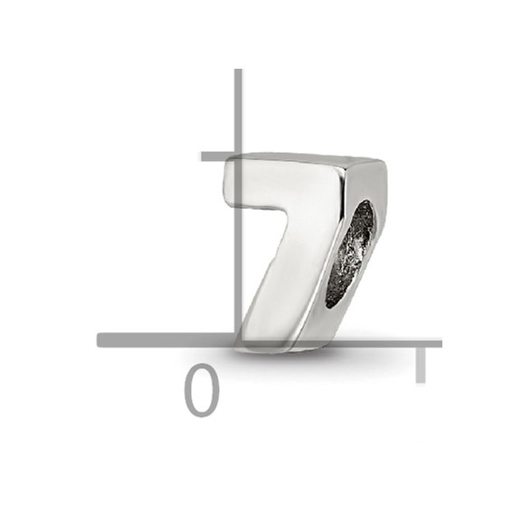 Sterling Silver Reflections Kids Number 7 Bead