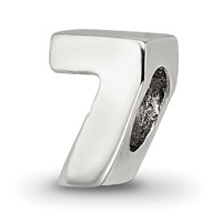 Sterling Silver Reflections Kids Number 7 Bead view 1
