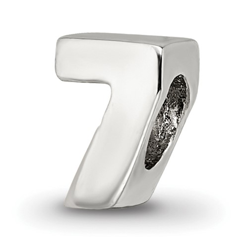 Sterling Silver Reflections Kids Number 7 Bead