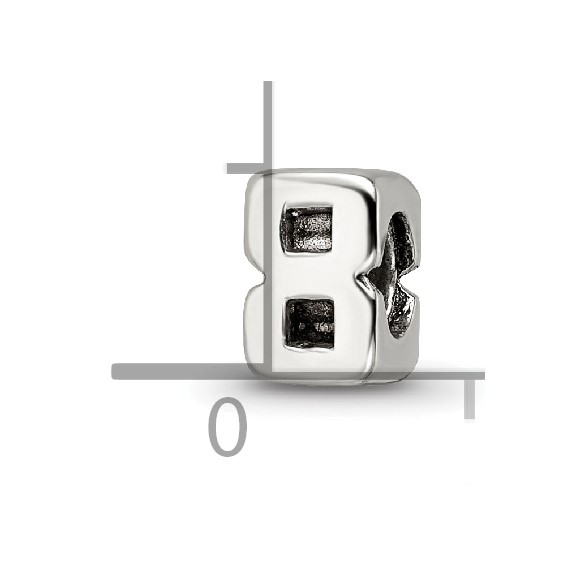 Sterling Silver Reflections Kids Number 8 Bead