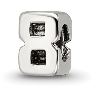 Sterling Silver Reflections Kids Number 8 Bead