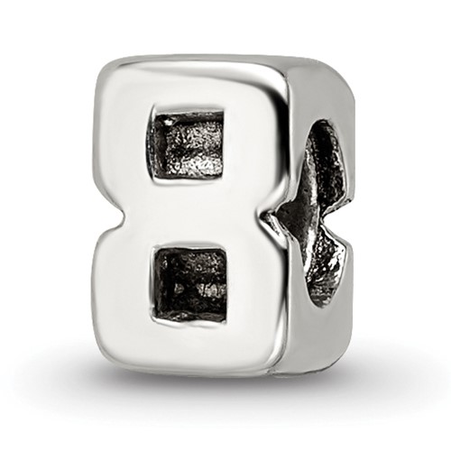 Sterling Silver Reflections Kids Number 8 Bead