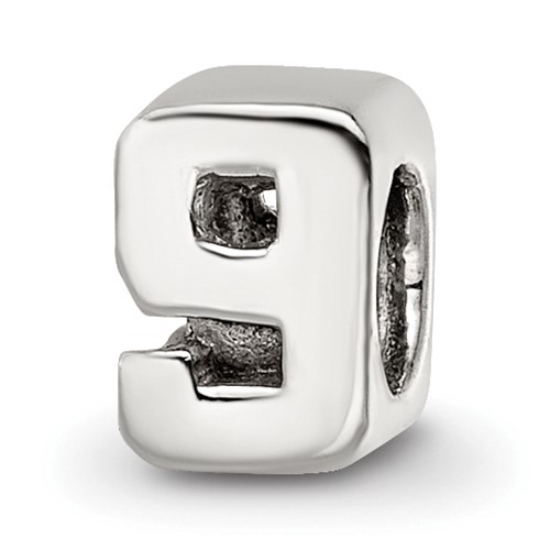 Sterling Silver Reflections Kids Number 9 Bead