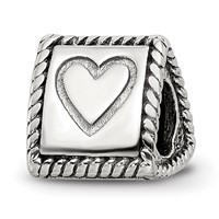 Sterling Silver Reflections Anchor, Cross, Heart Trilogy Three Sided Bead view 4