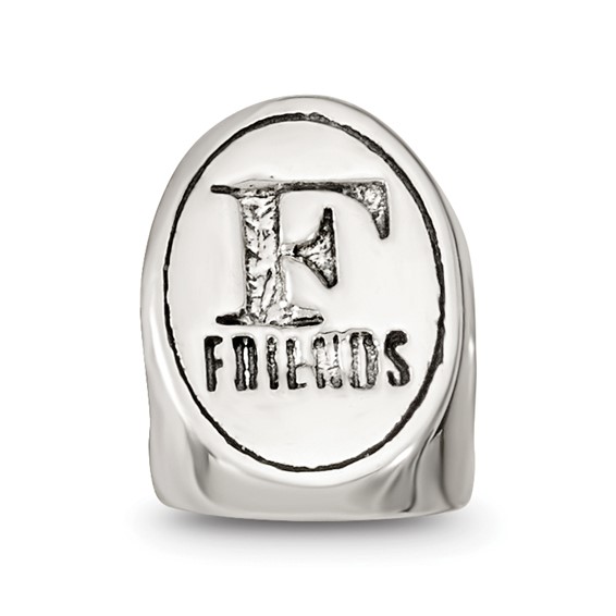 Sterling Silver Reflections Best Friend Trilogy Oval Bead