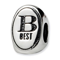 Sterling Silver Reflections Best Friend Trilogy Oval Bead view 2