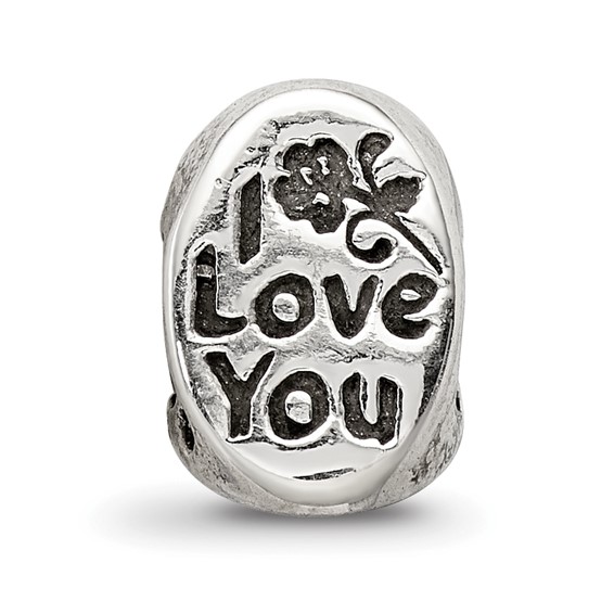 Sterling Silver Reflections #1 Mom Trilogy Oval Bead