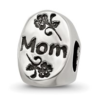 Sterling Silver Reflections #1 Mom Trilogy Oval Bead view 4