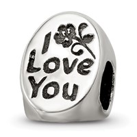 Sterling Silver Reflections #1 Mom Trilogy Oval Bead view 1