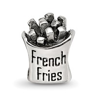 Sterling Silver Reflections French Fries Bead view 4