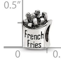 Sterling Silver Reflections French Fries Bead view 3