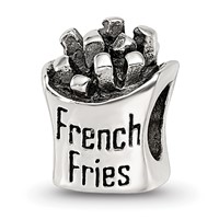 Sterling Silver Reflections French Fries Bead view 1