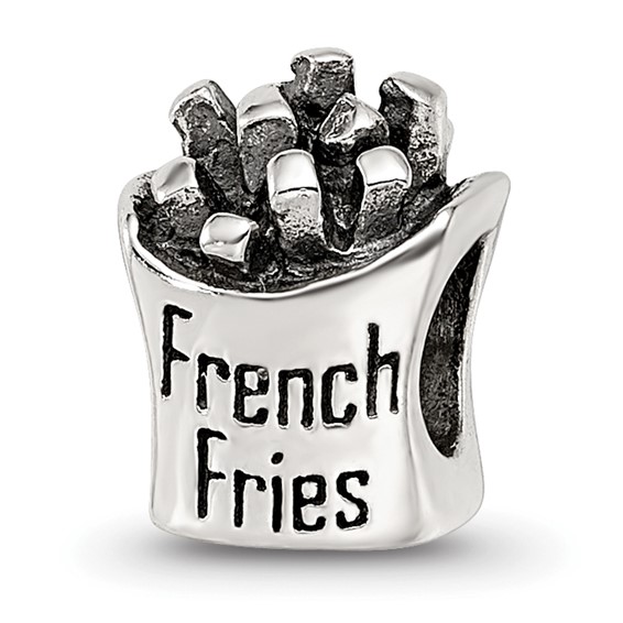 Sterling Silver Reflections French Fries Bead