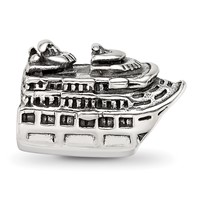 Sterling Silver Reflections Cruise Ship Bead view 4